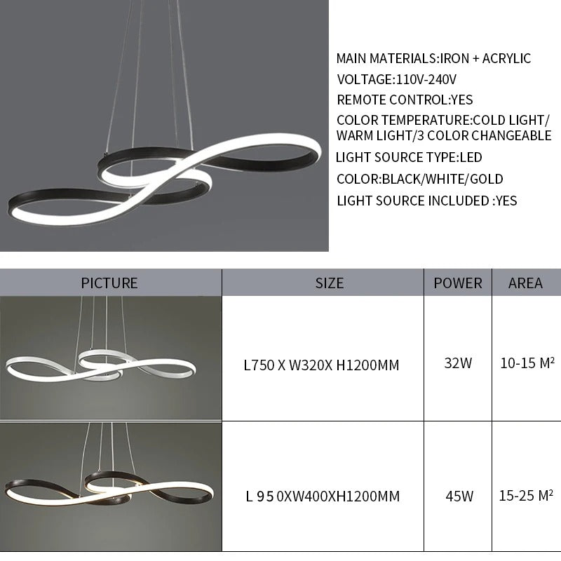 Modern LED Pendant Lamp Rings - Act Design Shop