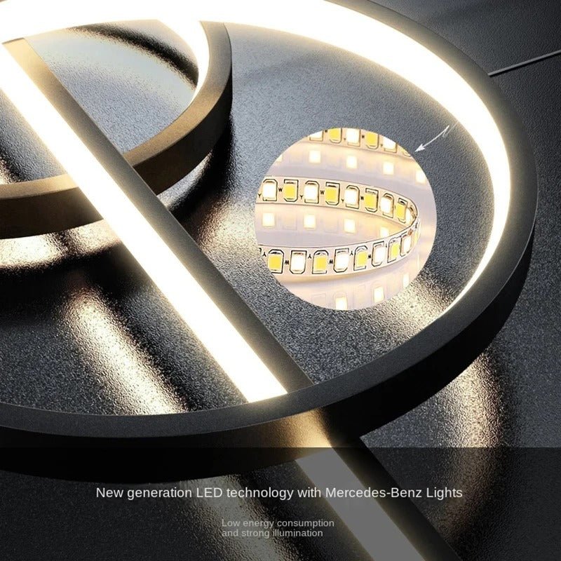 Modern LED Pendant Light – 100 cm Dining Table Lighting | Restaurant & Living Room Lamp - Act Design Shop