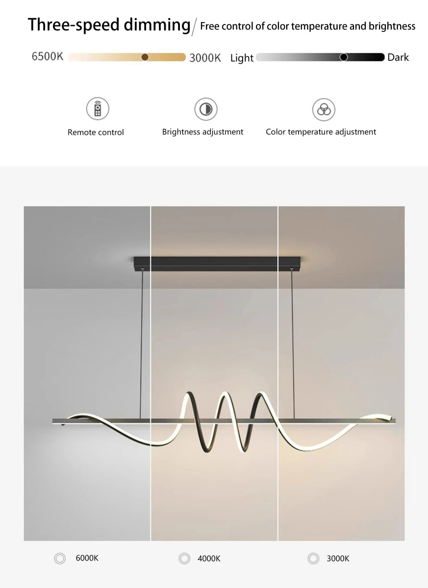 Modern LED Pendant Light – Hanging Lamp for Dining Table, Kitchen, Office - Act Design Shop