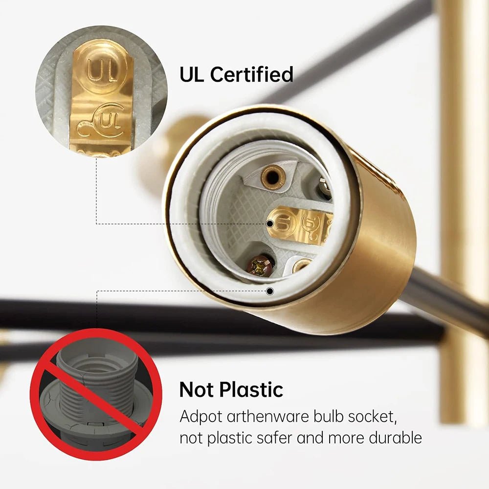 Modern Sputnik LED Chandelier – Pendant Lamp - Act Design Shop