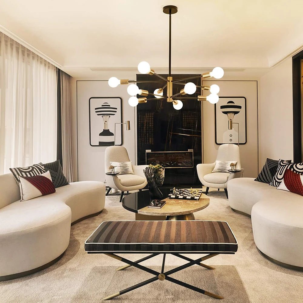 Modern Sputnik LED Chandelier – Pendant Lamp - Act Design Shop