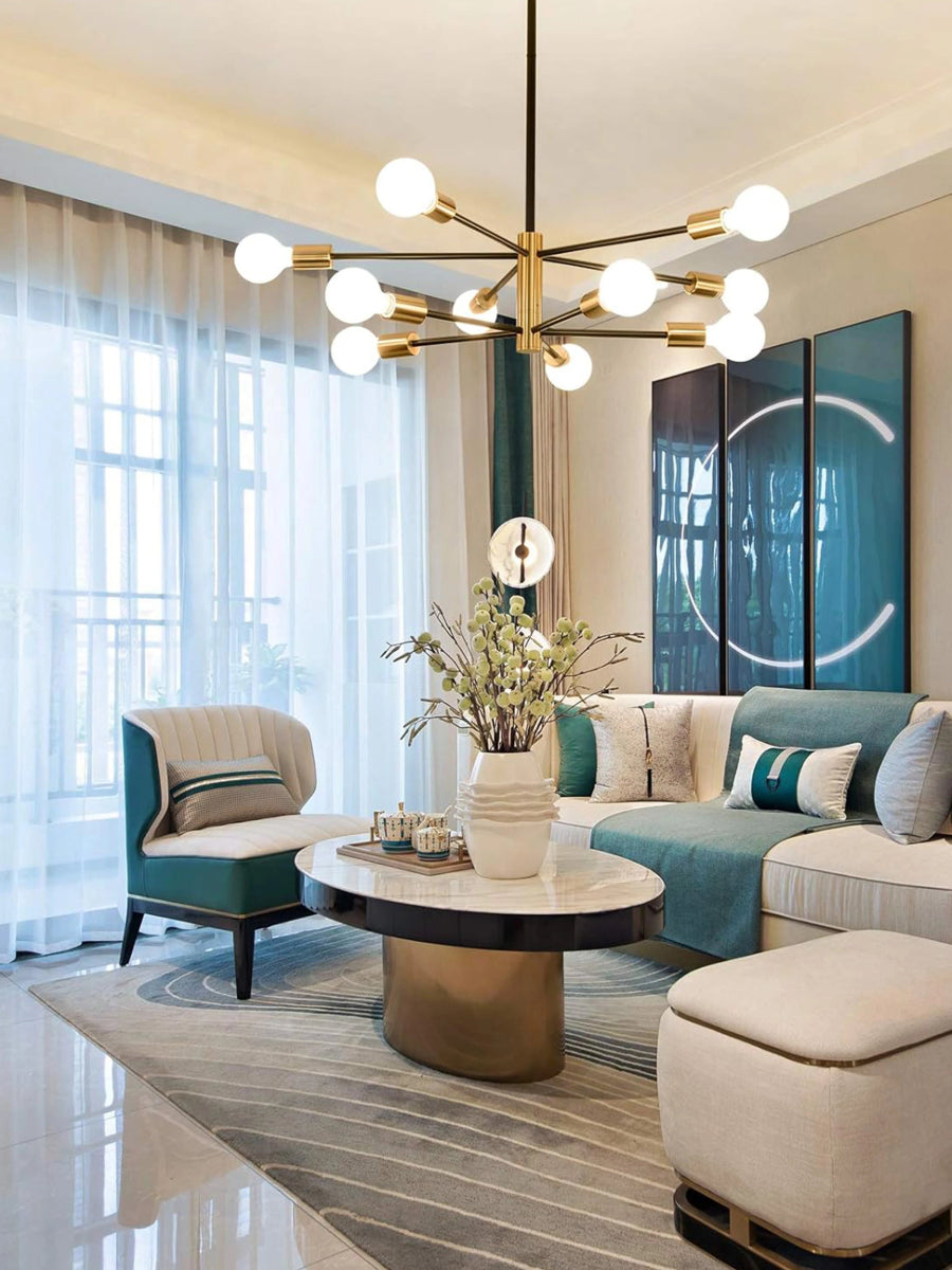 Modern Sputnik LED Chandelier – Pendant Lamp - Act Design Shop