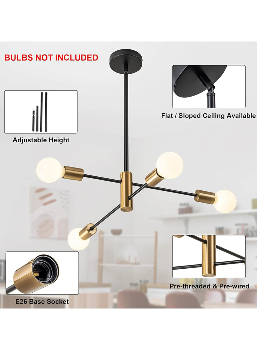 Modern Sputnik LED Chandelier – Pendant Lamp - Act Design Shop