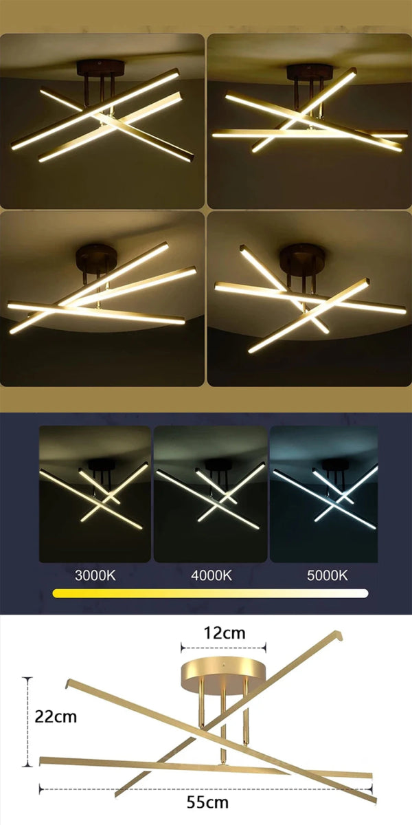 Nordic Modern LED Ceiling Light – Chandelier - Act Design Shop