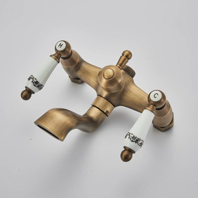 Rain Shower Brass Shower Faucet – Thermostatic Adjustable - Act Design Shop