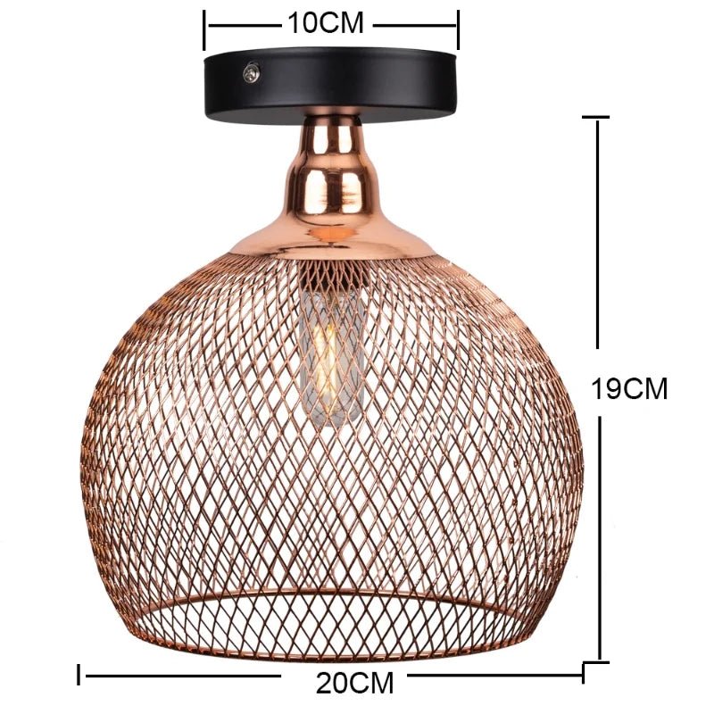 Retro Bird Cage Light Fixture Modern Simple Chandelier - Act Design Shop