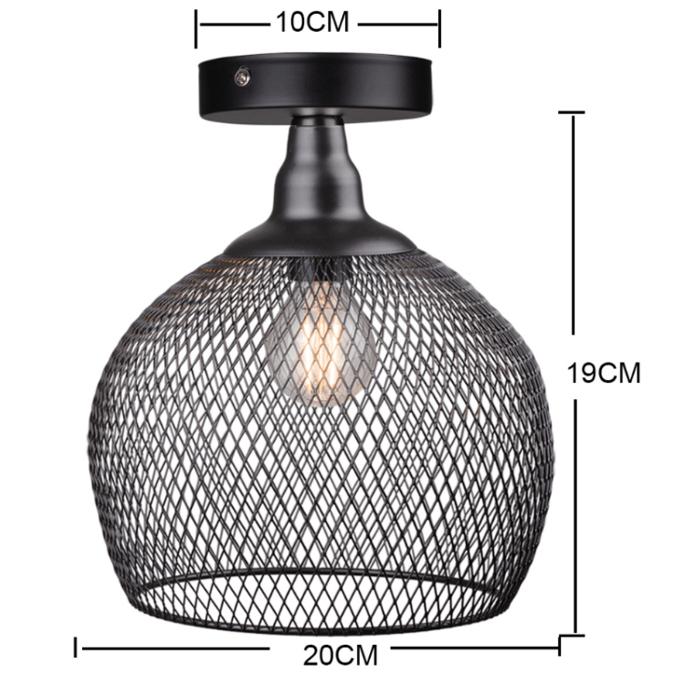 Retro Bird Cage Light Fixture Modern Simple Chandelier - Act Design Shop