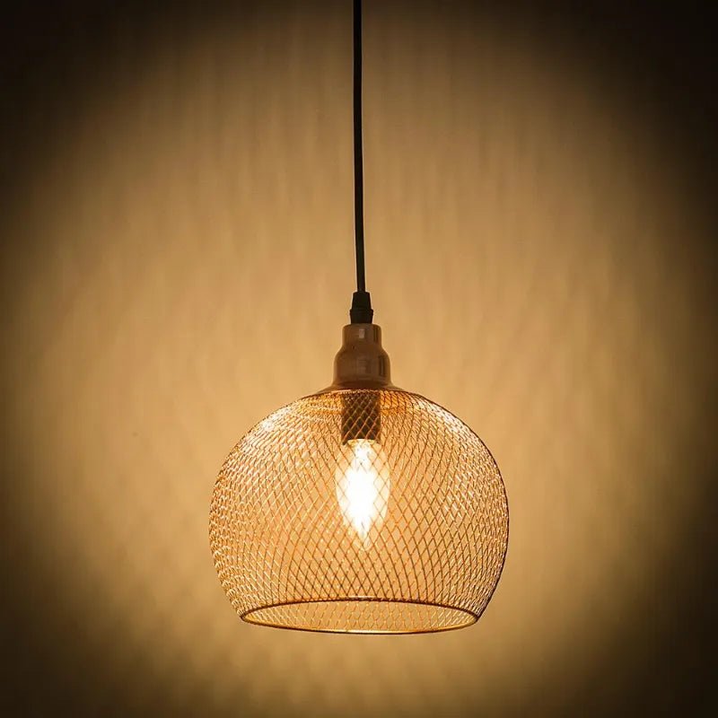 Retro Bird Cage Light Fixture Modern Simple Chandelier - Act Design Shop