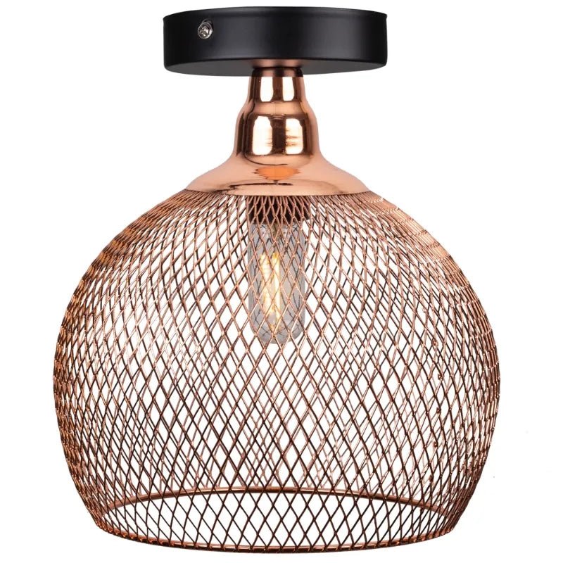 Retro Bird Cage Light Fixture Modern Simple Chandelier - Act Design Shop