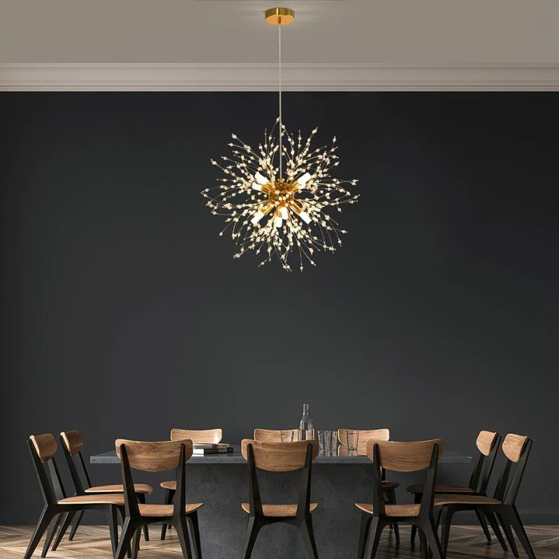 Dandelion Crystal Chandelier Pendant Light