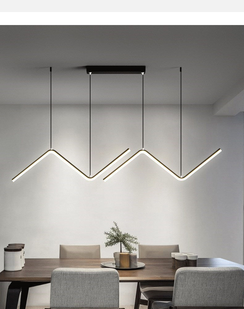 Modern LED Pendant Light | 90cm Dual Arm Design