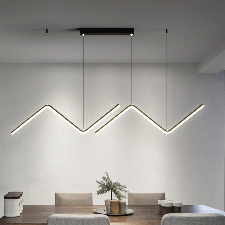Modern LED Pendant Light | 90cm Dual Arm Design