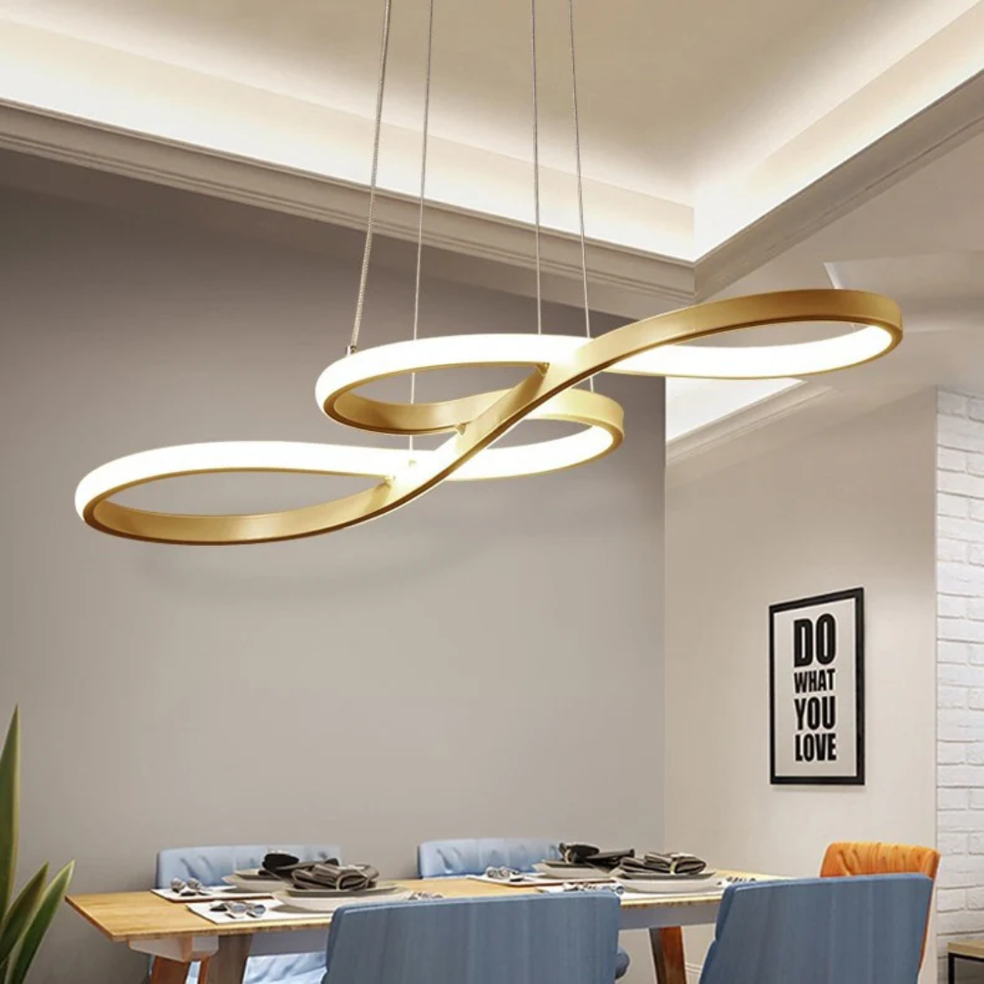 Moderne LED-Pendelleuchtenringe