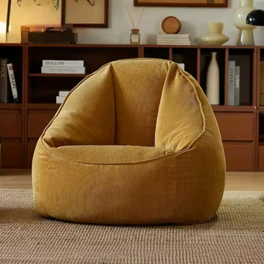Beanbag pod chair corduroy