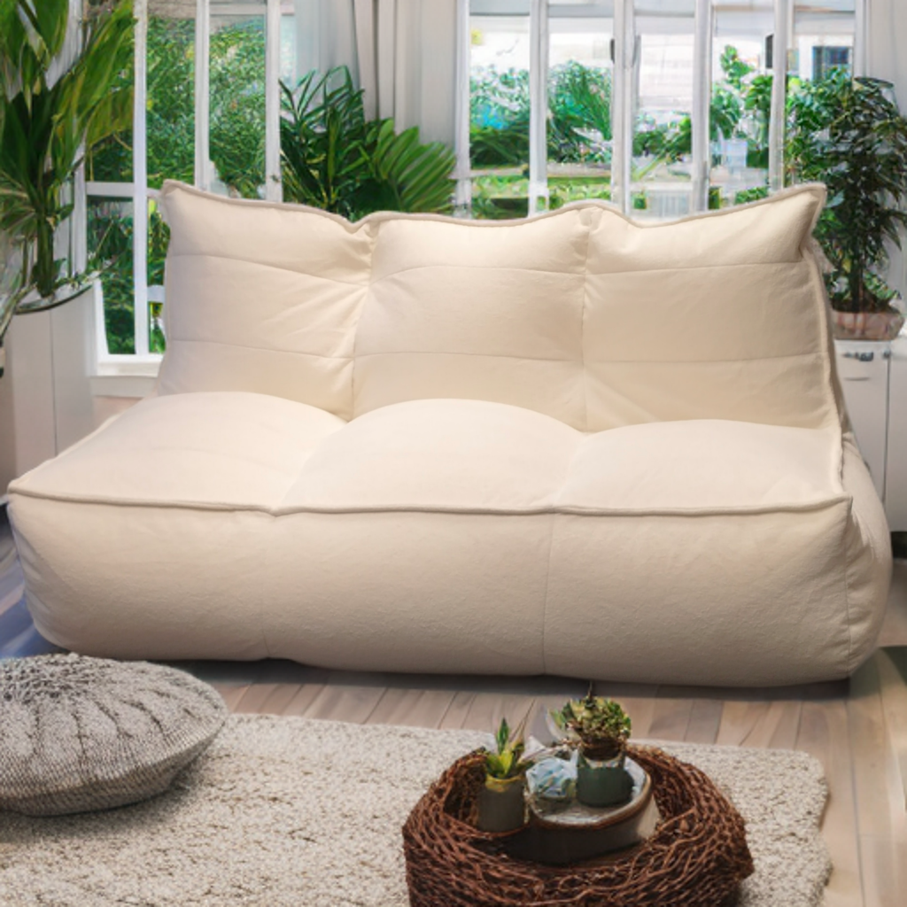 Wagner - Moderne Couch-Sitzsack aus Stoff