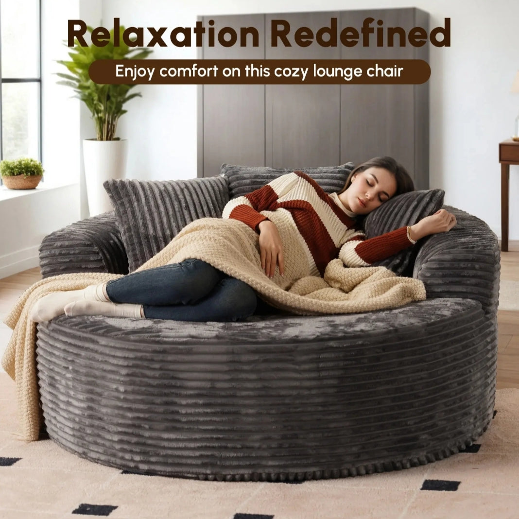 Zweisitzer-Sofa aus weichem Cord