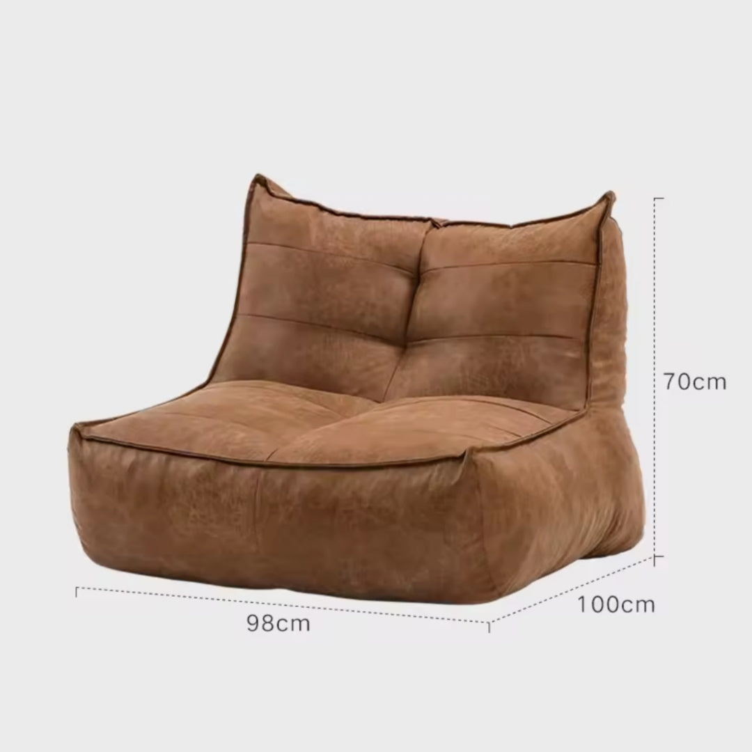 Wagrex - Fauteuil Beanbag Urban-Suede