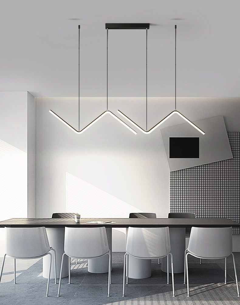 Modern LED Pendant Light | 90cm Dual Arm Design