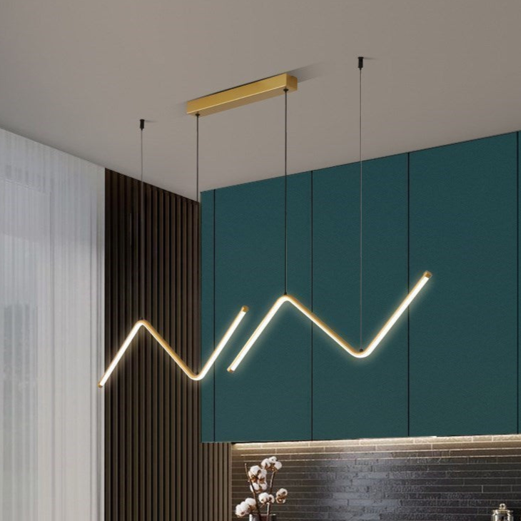 Modern LED Pendant Light | 90cm Dual Arm Design