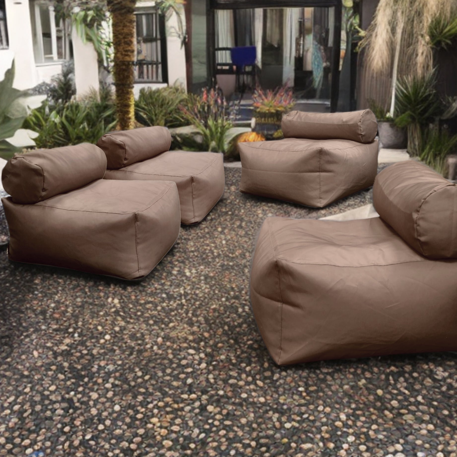 Waterproof Outdoor Beanbag Garden Lounge Set