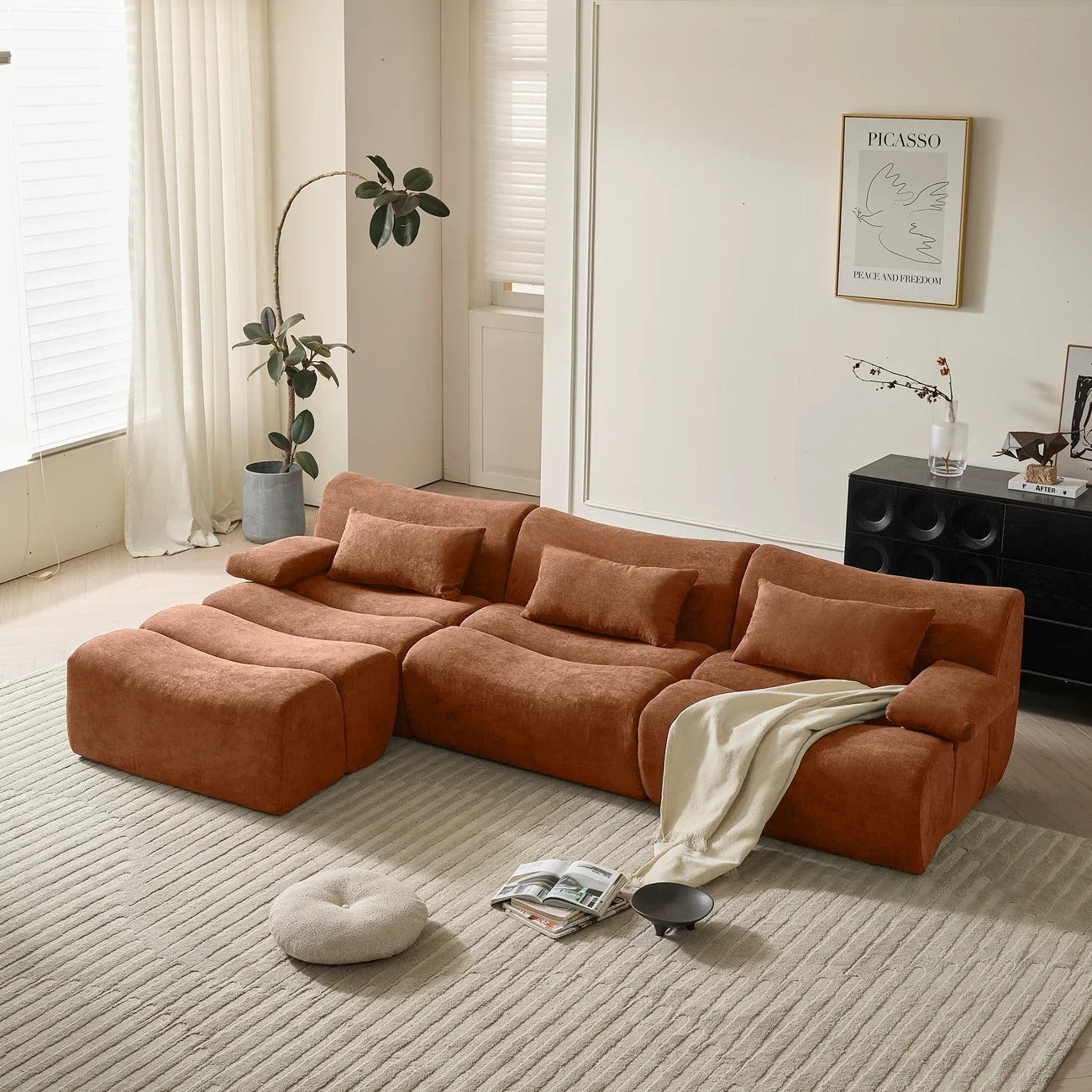 Majestic 3-seater Foam Sofa