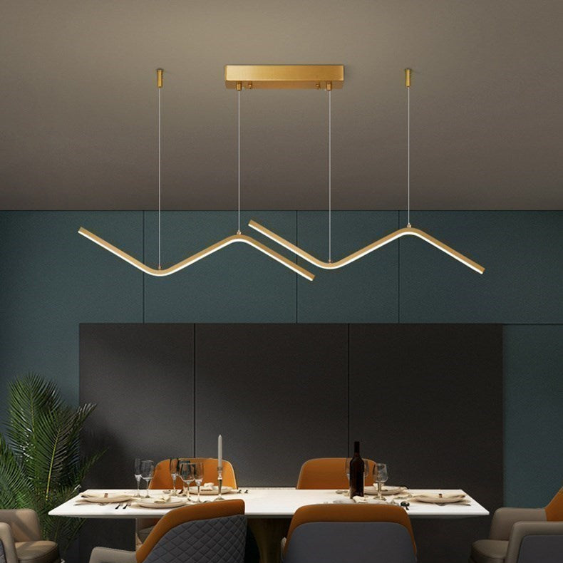 Modern LED Pendant Light | 90cm Dual Arm Design