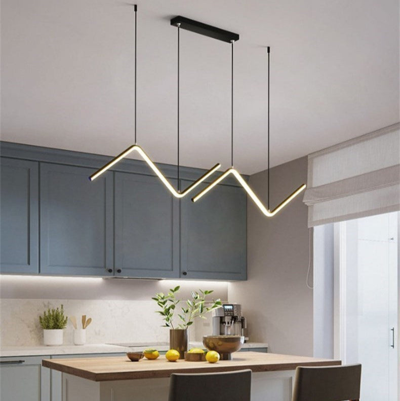 Modern LED Pendant Light | 90cm Dual Arm Design