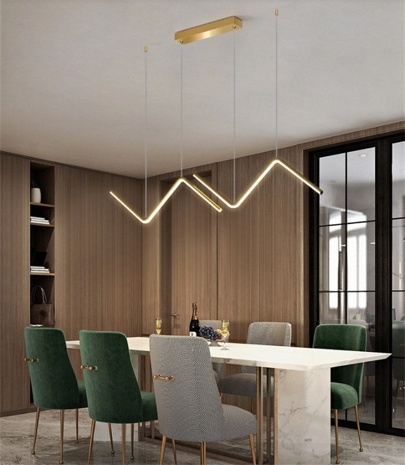 Modern LED Pendant Light | 90cm Dual Arm Design