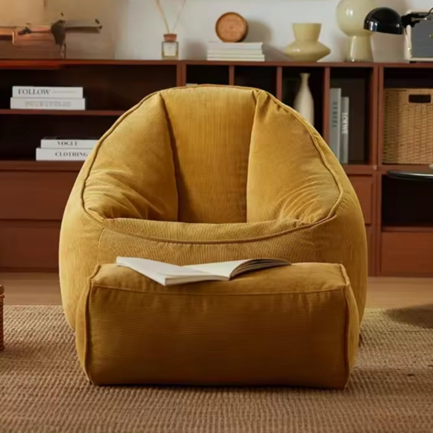 Beanbag pod chair corduroy