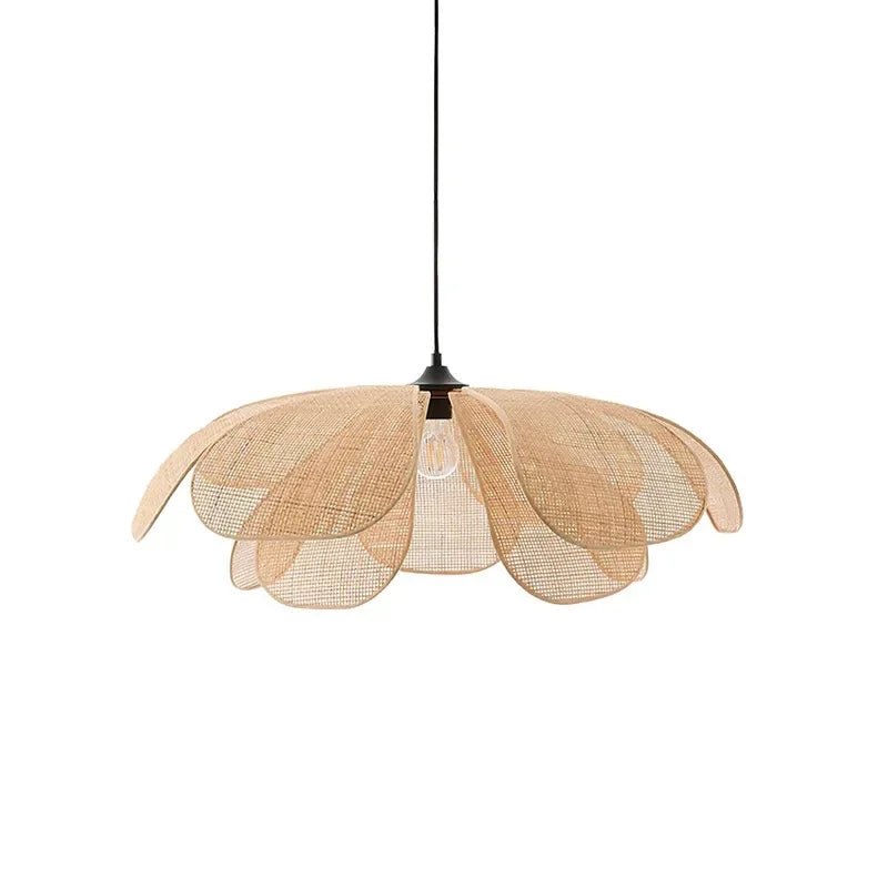 Stijlvolle Gewoven Bloem Hanglamp eettafel woonkamer - Act Design Shop