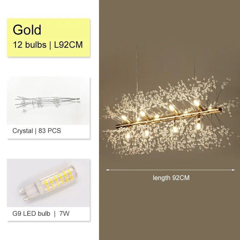 The Winfordo Modern Crystal LED Chandelier - Act Design Shop