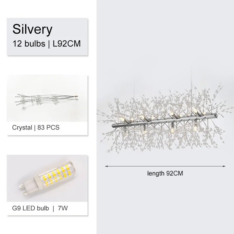 The Winfordo Modern Crystal LED Chandelier - Act Design Shop