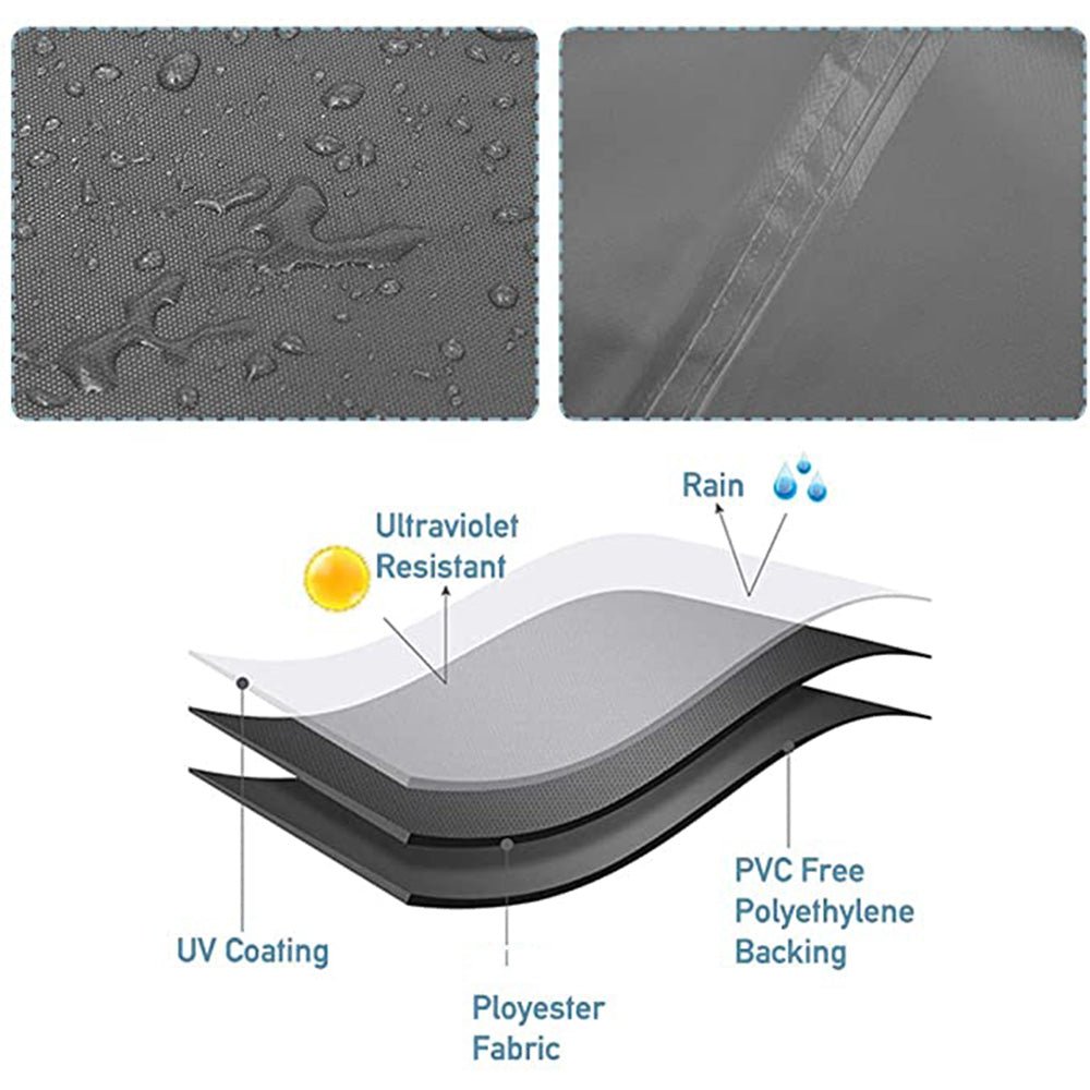Durable Parasol Covers – Waterproof with Zipper and Drawstring