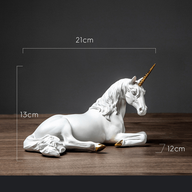 Unicorn sculpture resin home decor - Act Design Shop