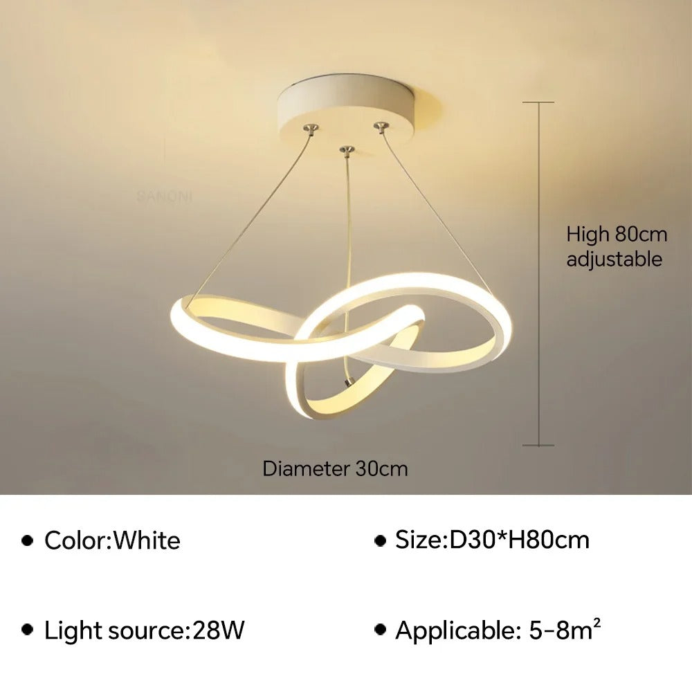 Modern Scandinavian Pendant Light – Clover Design