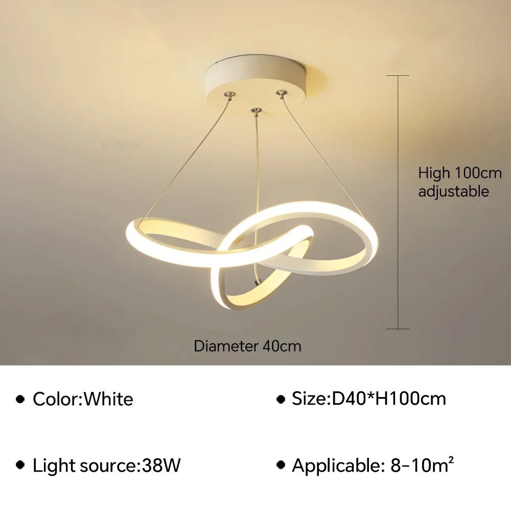 Modern Scandinavian Pendant Light – Clover Design