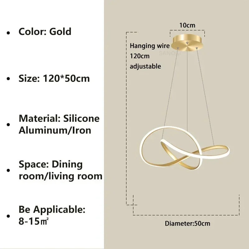 Modern Scandinavian Pendant Light – Clover Design