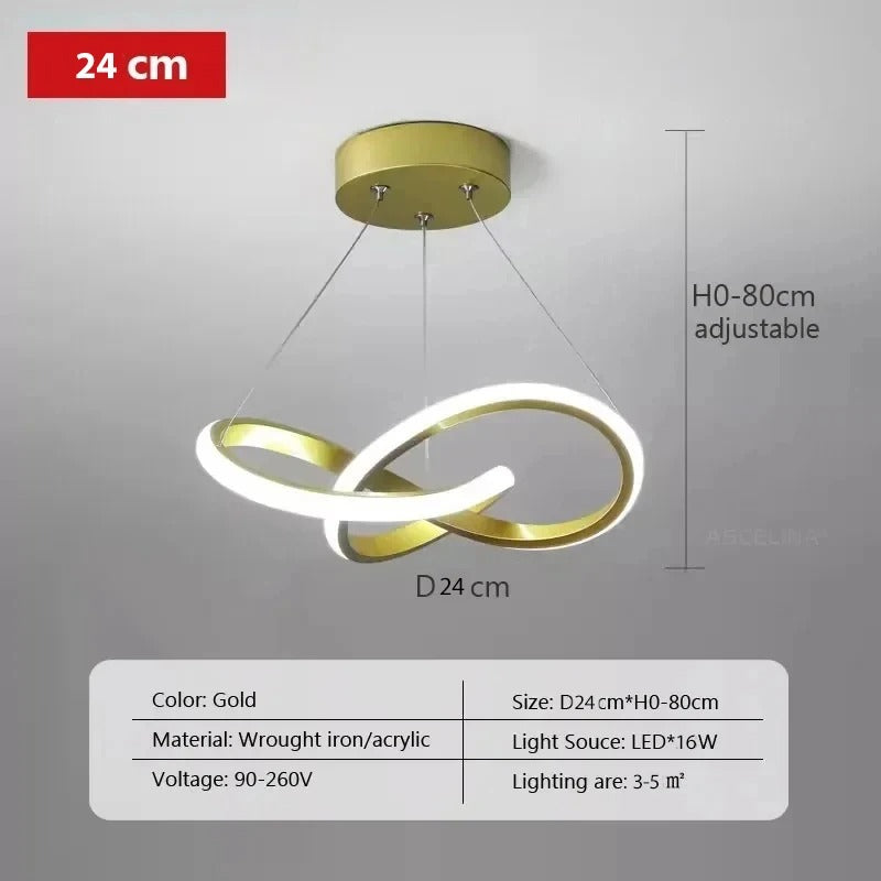 Compact Clover Design LED Ceiling Light