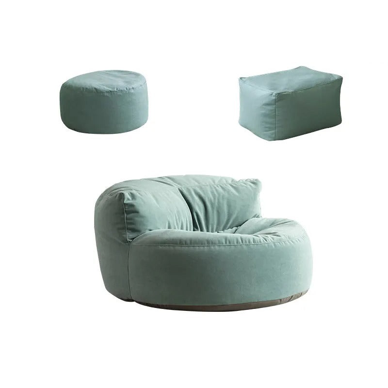 Beanbag Round Soft Velvet