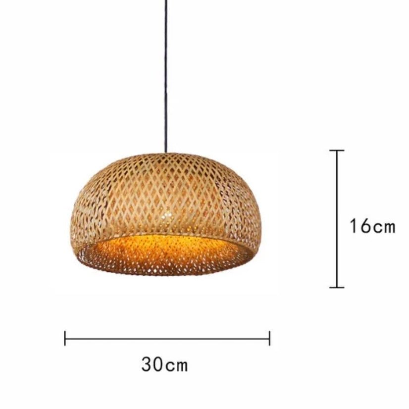 Wagner - Bamboo Hanging Lamp Round - Act Design Shop