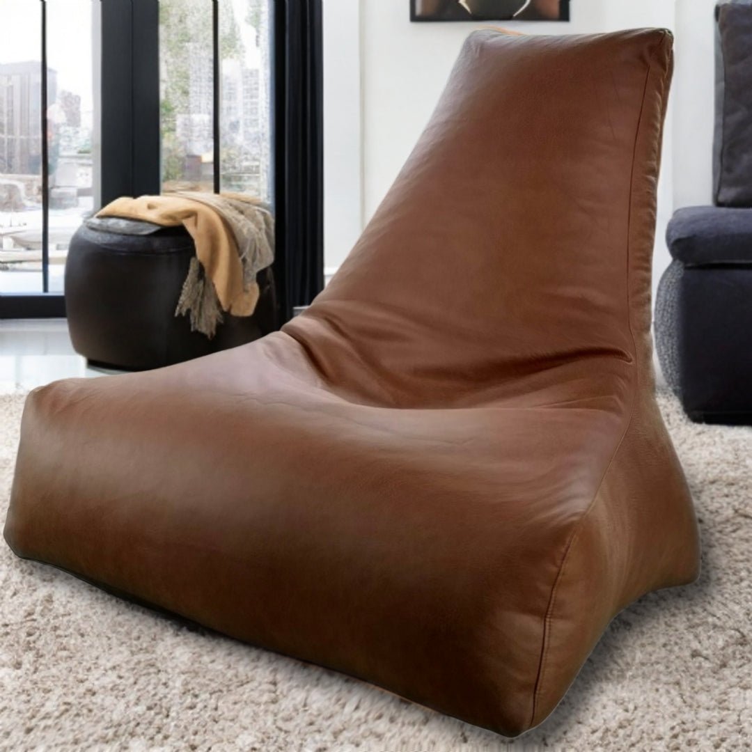 Wagner - Beanbag Headrest Royal - Leather - Act Design Shop