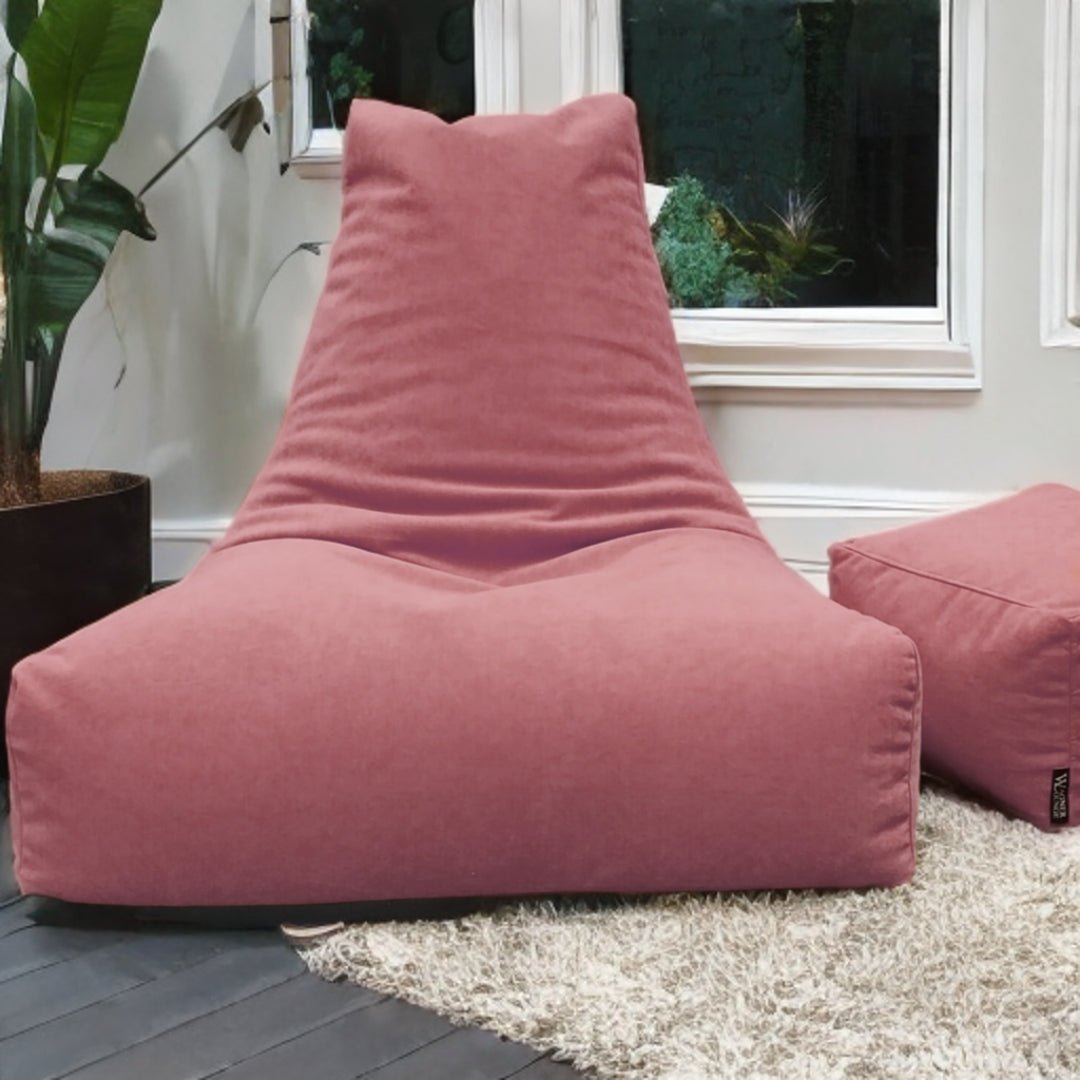 Wagner Beanbag with Headrest velvet new - Act Design Shop