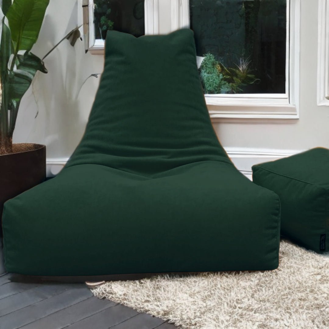Wagner Beanbag with Headrest velvet new - Act Design Shop