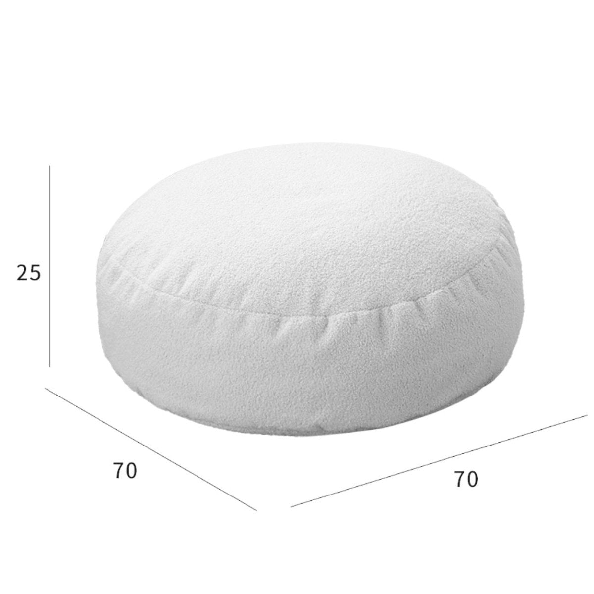 Wagner - Big Teddy Pouf Round - Act Design Shop