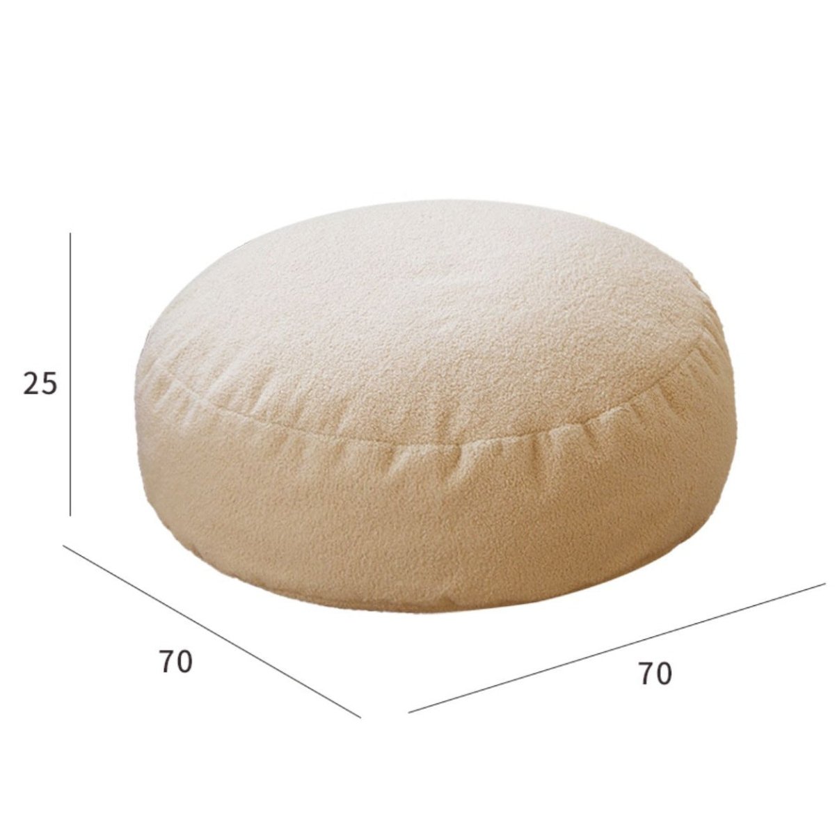 Wagner - Big Teddy Pouf Round - Act Design Shop