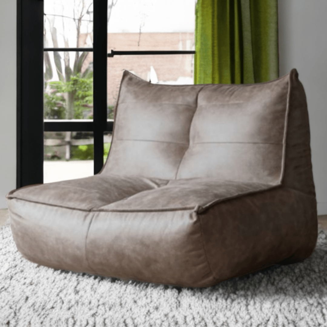 Wagner - Fauteuil Beanbag Rib Modern Retro - Leather - Act Design Shop