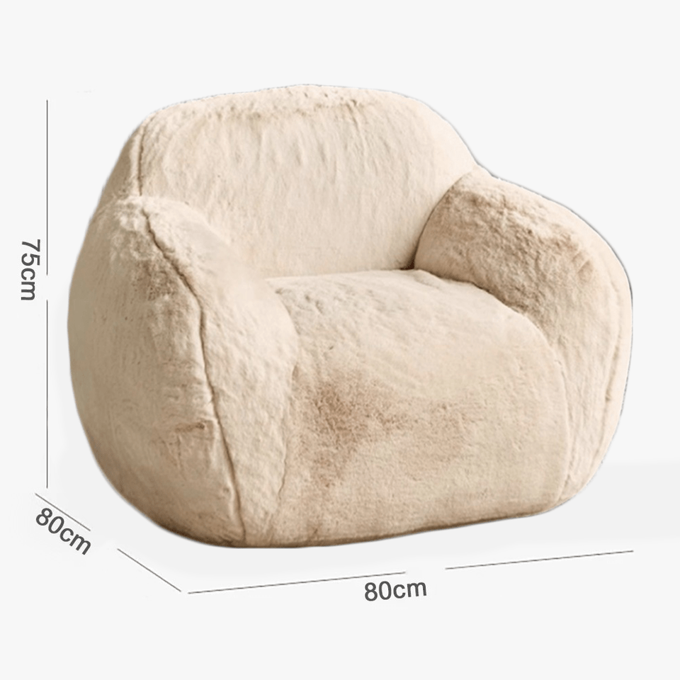 Wagner - Fauteuil Hug Fluffy Teddy beanbag chair - Act Design Shop
