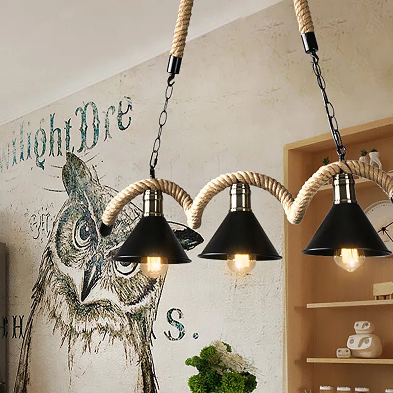Wagner - Industrial Restaurant bar lights on rope - Act Design Shop