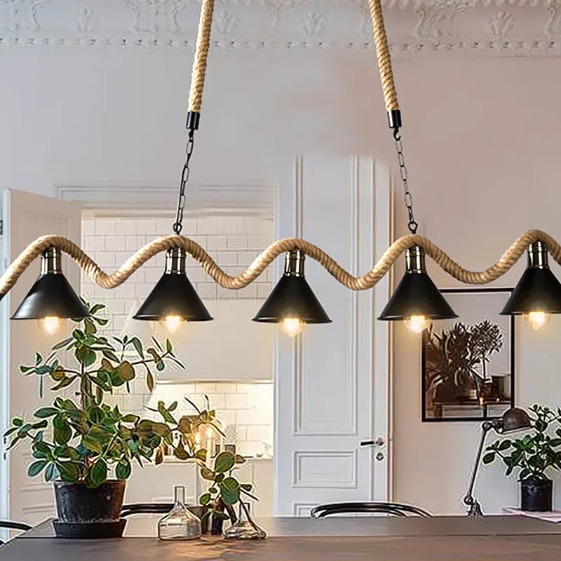 Wagner - Industrial Restaurant bar lights on rope - Act Design Shop