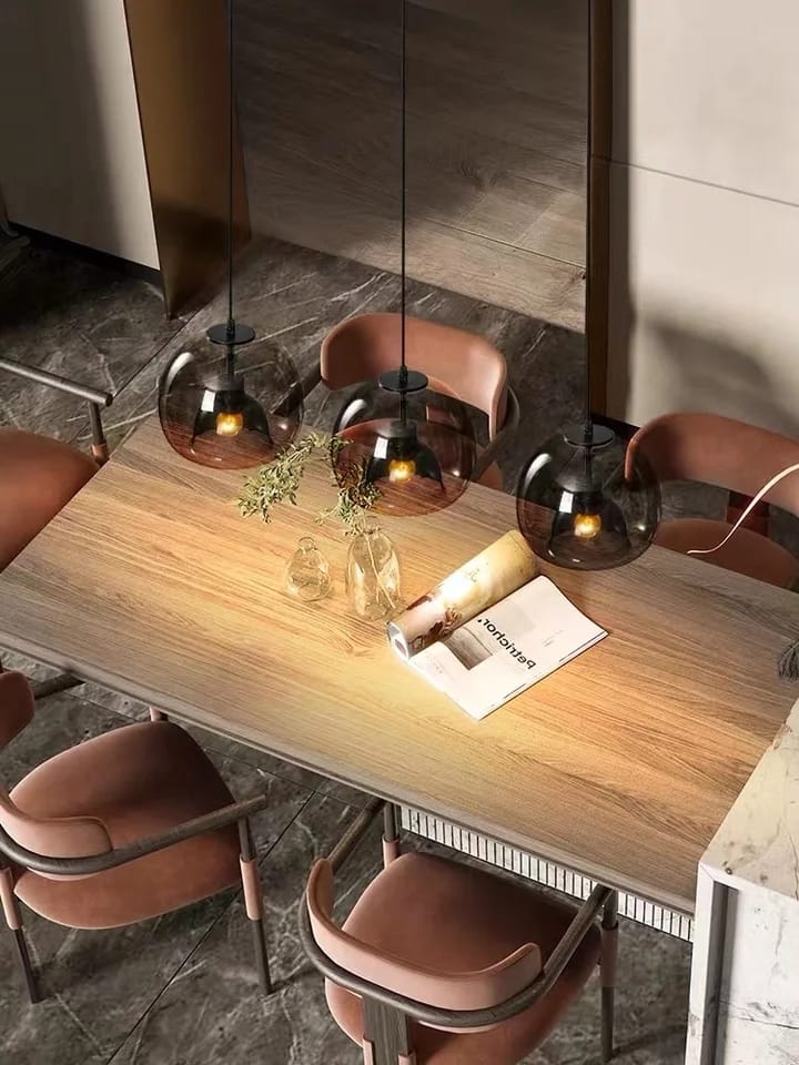 Wagner - Smoke Glass Hanging lamps Vintage Industrial Black - Act Design Shop